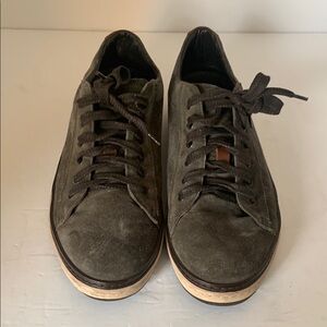 Men's Black Suede Sneakers